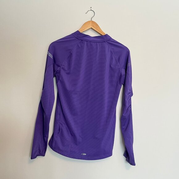 Puma. Long Sleeve Shirt. Bright Purple Color. Size Medium. Womens. - Picture 3 of 7